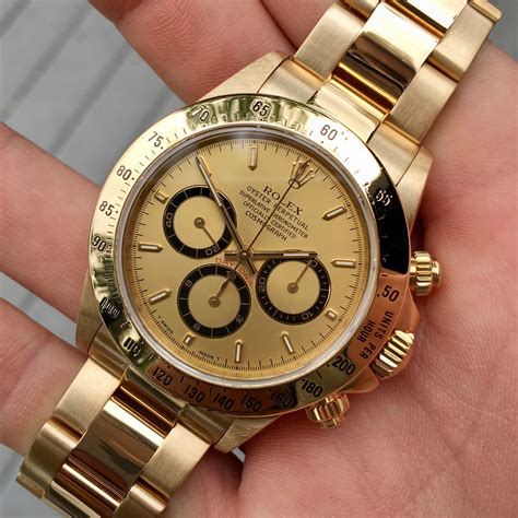 18k gold rolex daytona price|daytona rolex gold price.